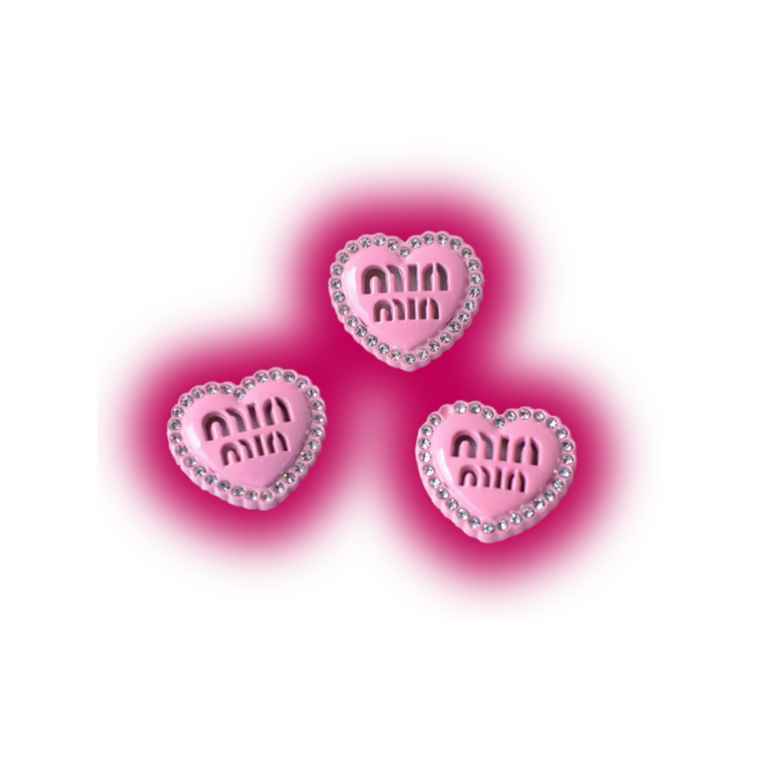 MIN HEART CHARMZ 2 PCS