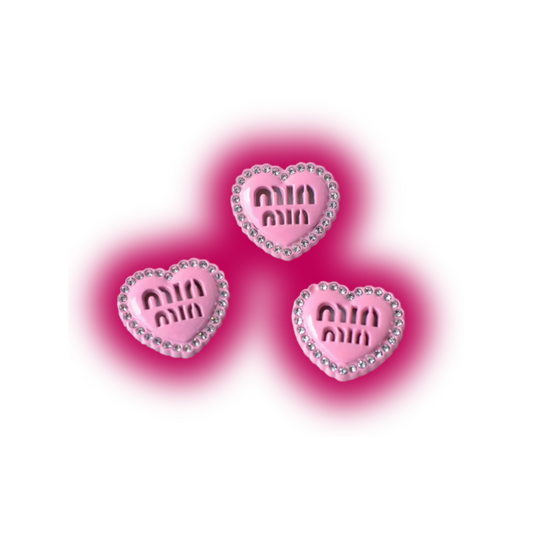 MIN HEART CHARMZ 2 PCS