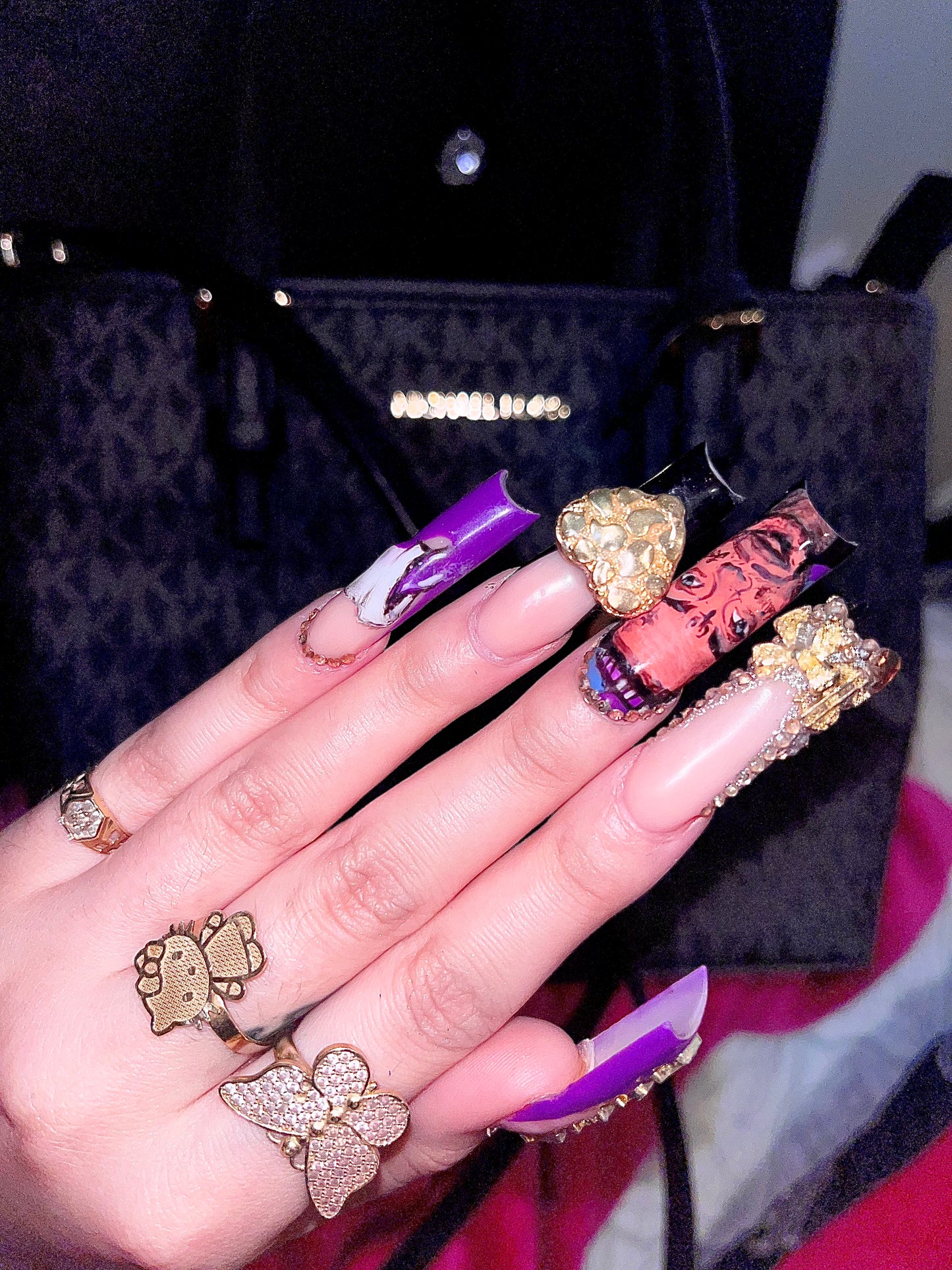 GOLD NUGGET CHARMZ 2 PCS